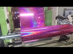 فیلمی لایه بندی شده پلاستیکی رنگارنگ رنگارنگ لیزر شفاف