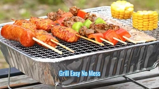 گریل BBQ در فضای باز آسان بدون تمیز کردن