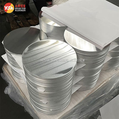 Round Aluminum Disc 1050 1060 1100 H14 Circle Pot Custom Diameter High Flatness Burr Free Edge Food Grade