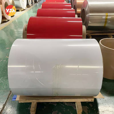 روکش PVDF 1100 3003 3004 3105 5052 کویل رنگی آلومینیومی با استحکام بالا