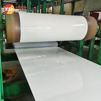 PE PVDF رنگ ورق آلومینیوم کویل صفحه 3003 3105 3.0mm 1600mm