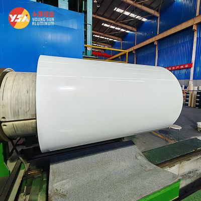 رنگ رنگ شده RAL 1060 3003 3004 5052 PVDF PE ورق های رنگی آلومینیومی