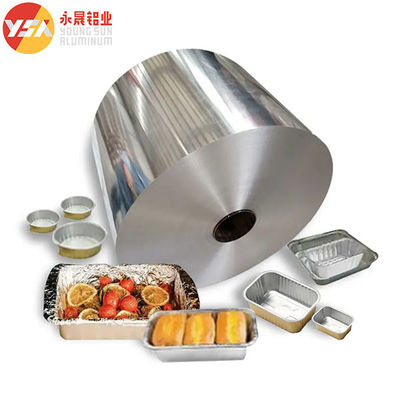 8006 آلیاژ H22 100mc ورق آلومینیوم جامبو رول ورق ظرف مواد غذایی