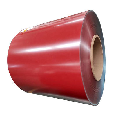 رنگ پوشیده آلومینیوم گاتر کویل 1060 3003 3004 آلیاژ PE PVDF پوشش 0.5mm 0.6mm عرض سفارشی 505mm 610mm