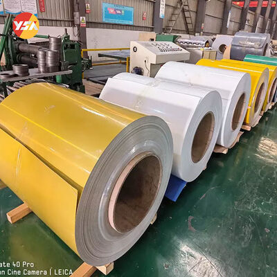 رنگ پوشش آلومینیوم کویل ضخامت سفارشی 0.2-6.0mm RAL رنگ PVDF PE پوشش آلومینیوم نوار رول