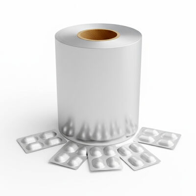 رول فویل آلومینیومی دارویی PTP آلیاژ 8011 8079 8021 ضخامت 0.02 میلی‌متر بسته‌بندی تاول آسان بازشو مقاوم در برابر کودک
