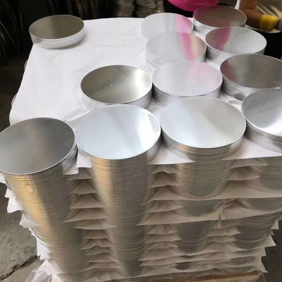 بازتاب دهنده 0.7mm 0.8mm آلومینیوم دایره ای دیسک 1050 1060 1100 گلدان اندازه سفارشی سطح بالا بدون لبه