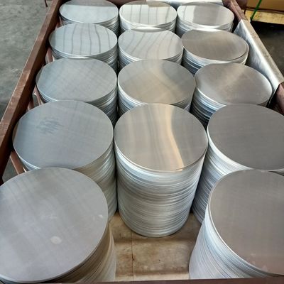 0.6mm Thick 50mm Dia H32 Alloy Aluminum Circle Sheet Custom Size High Flatness Burr Free Edge Food Grade