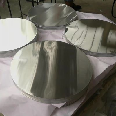 0.6mm Thick 50mm Dia H32 Alloy Aluminum Circle Sheet Custom Size High Flatness Burr Free Edge Food Grade