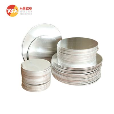 1050 1060 1100 3003 3005 دیسک آلومینیوم لامپ آشپزخانه سفارشی قطر بالا صاف بودن Burr Free Edge درجه غذایی
