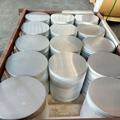 50-240mm دایره آلومینیوم 2-6mm ضخامت 1050 3003 5052 اندازه سفارشی سطح بالا بدون حاشیه