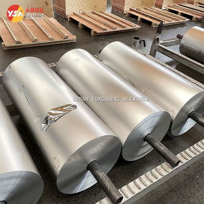 8006 8011 ورق آلومینیومی جامبو رول ظرف غذا ID 76mm Core Wrap Foil
