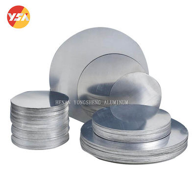 گرده ورق آلومینیوم دایره‌ای 1060 H18 آلیاژهای 1100 1050 3003 مناسب ظروف پخت‌وپز و ماهیتابه با قطر سفارشی، تختی بالا، لبه بدون پلیسه و گرید غذایی