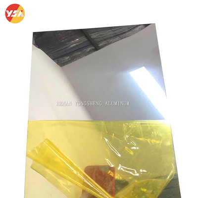 1060 H12 آینه آلومینیوم روشنایی ورق آلومینیومی بازتابنده کویل با فیلم